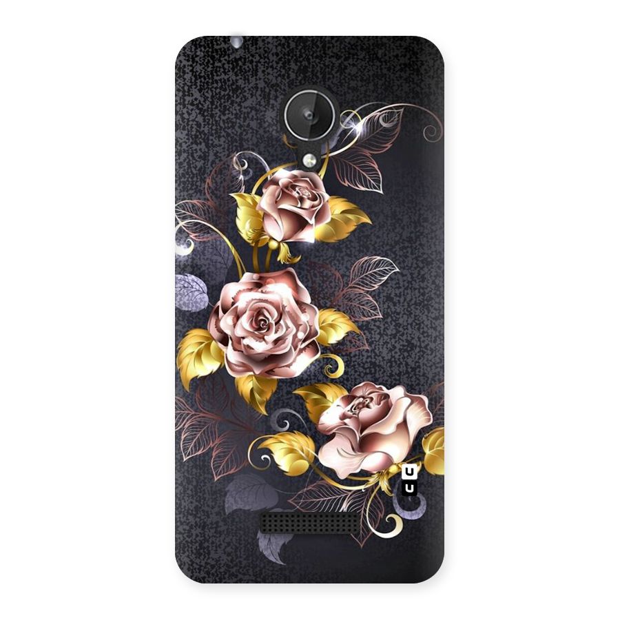 Beautiful Old Floral Design Back Case for Micromax Canvas Spark Q380
