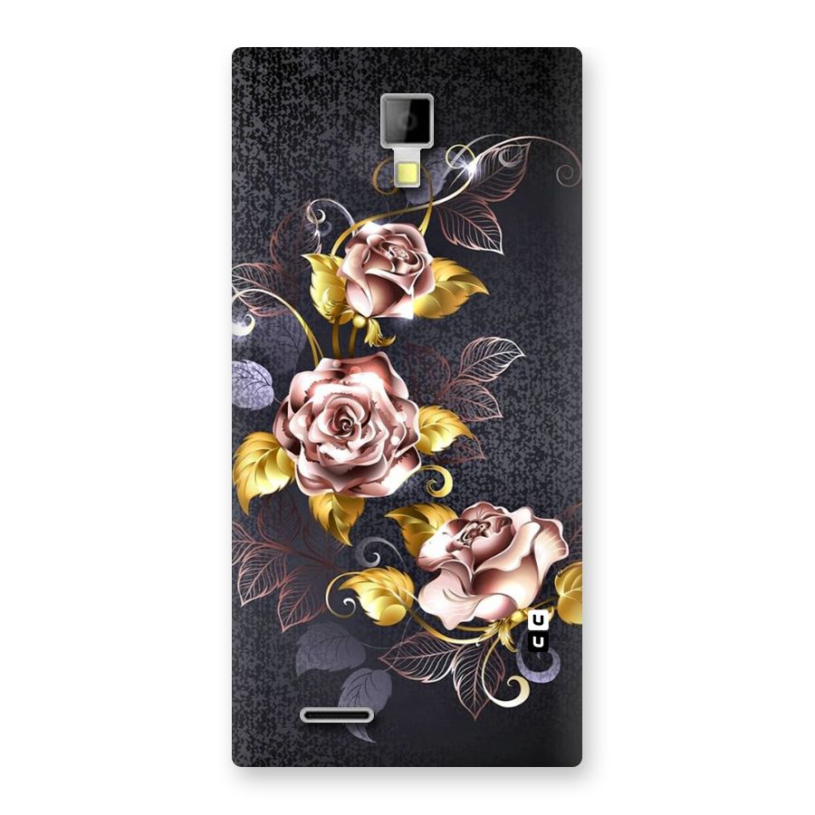 Beautiful Old Floral Design Back Case for Micromax Canvas Xpress A99