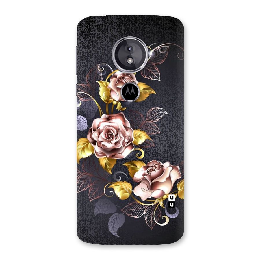 Beautiful Old Floral Design Back Case for Moto E5