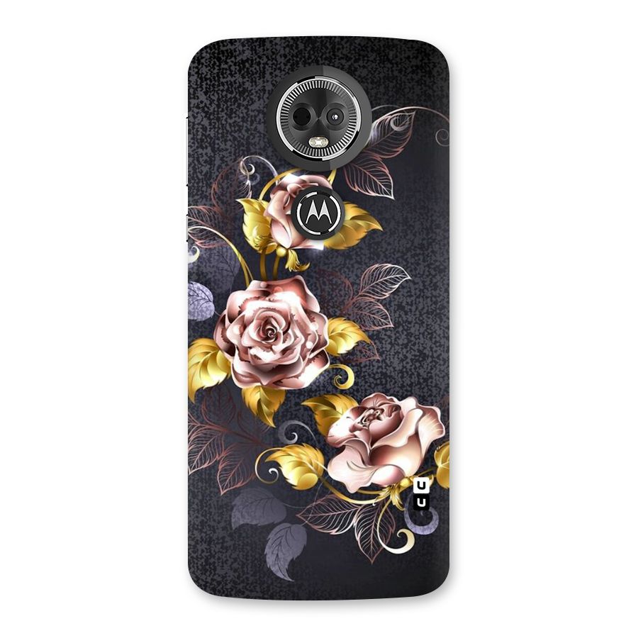 Beautiful Old Floral Design Back Case for Moto E5 Plus