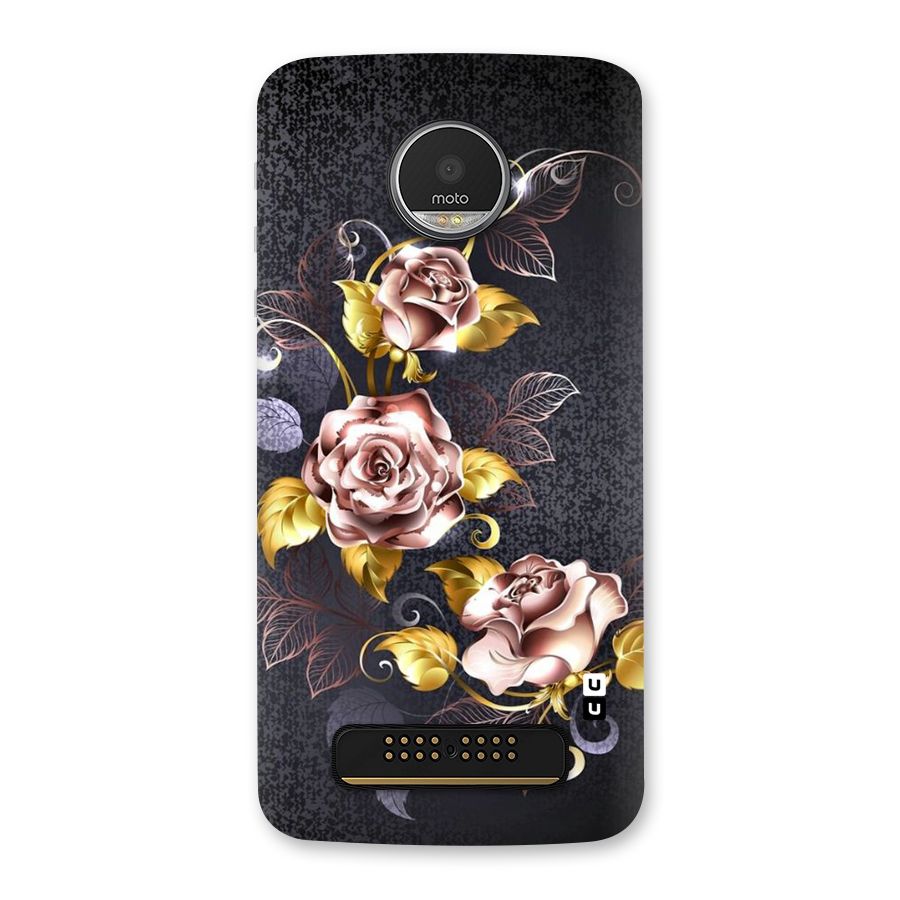 Beautiful Old Floral Design Back Case for Moto Z Play