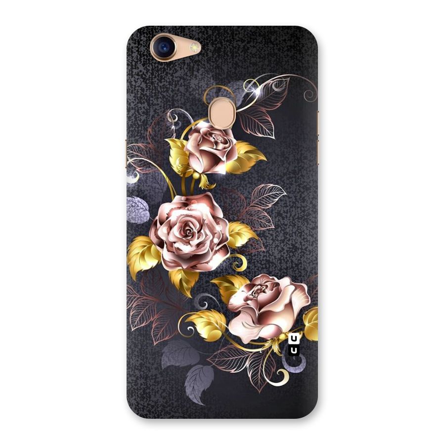 Beautiful Old Floral Design Back Case for Oppo F5
