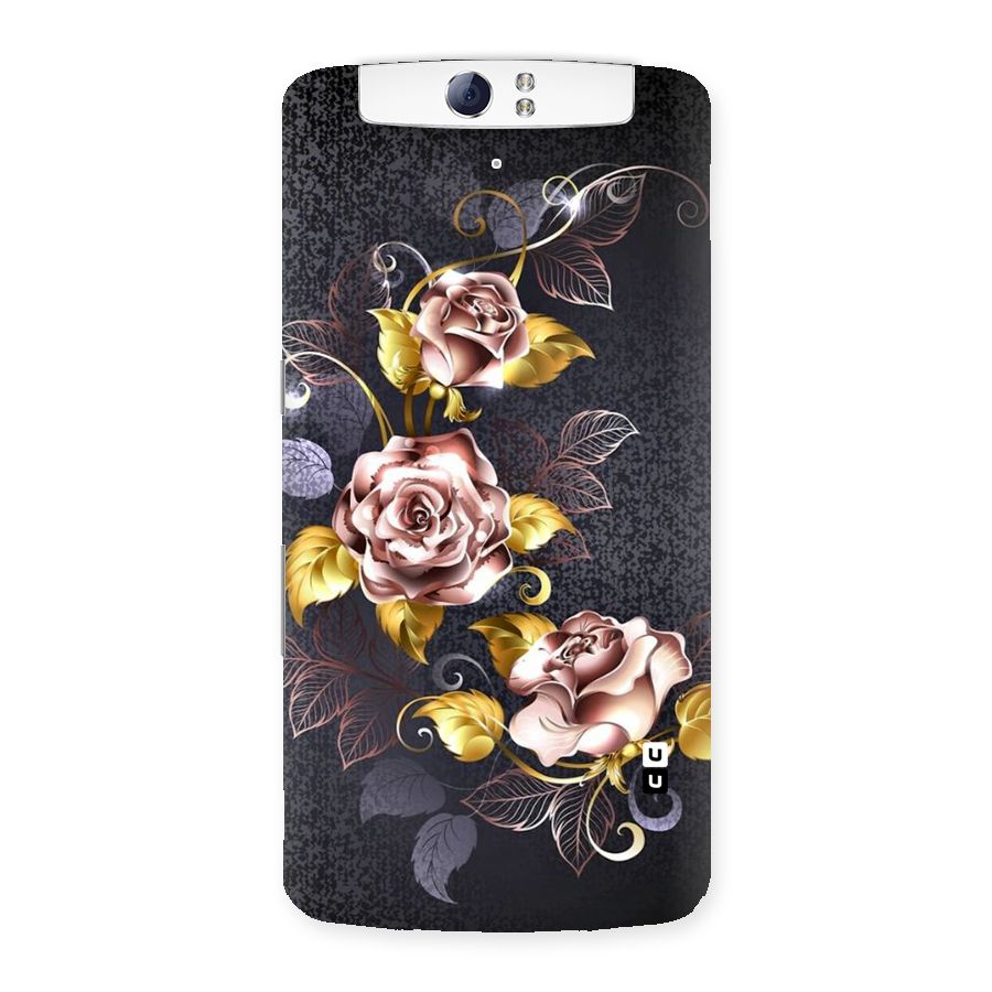 Beautiful Old Floral Design Back Case for Oppo N1