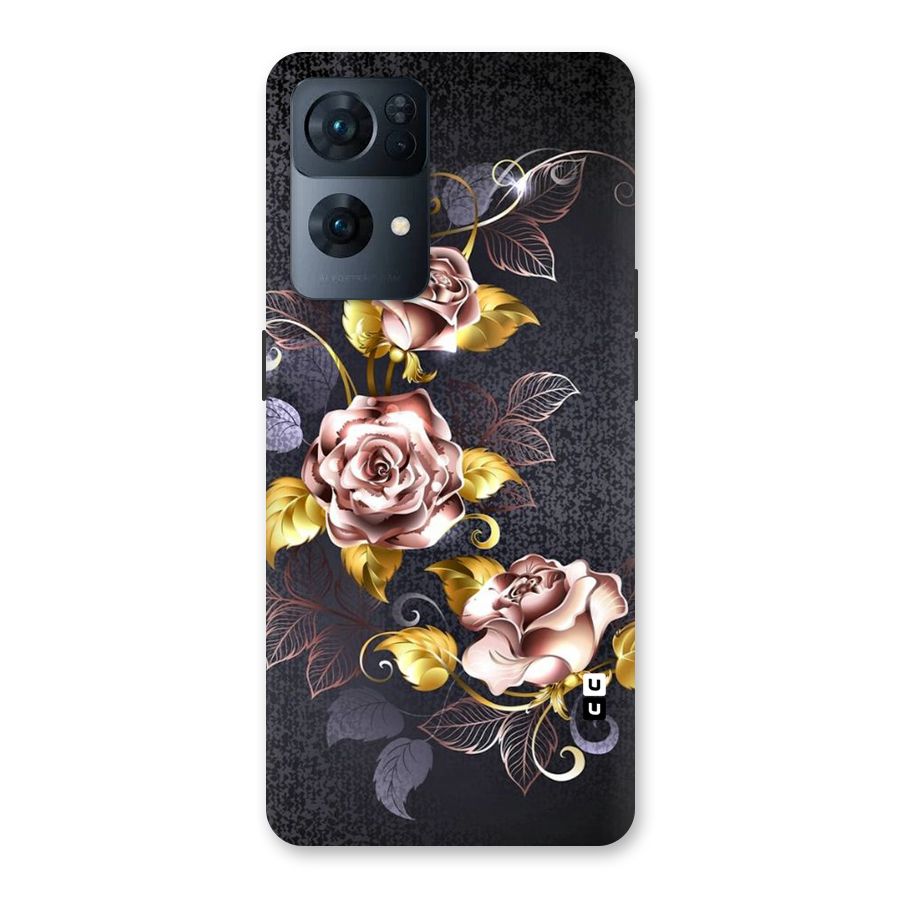 Beautiful Old Floral Design Back Case for Oppo Reno7 Pro 5G