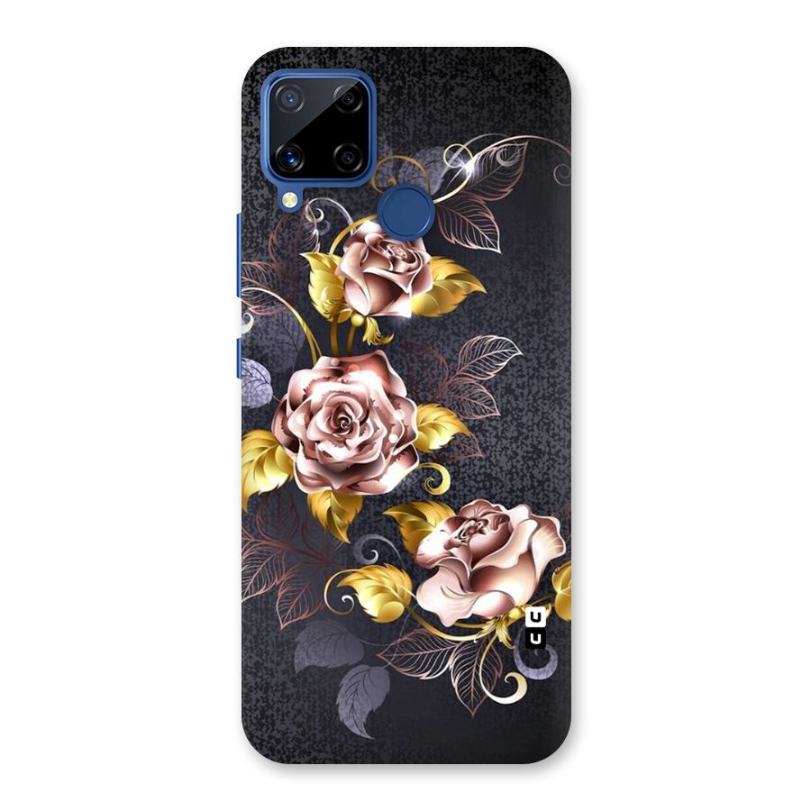 Beautiful Old Floral Design Back Case for Realme C15