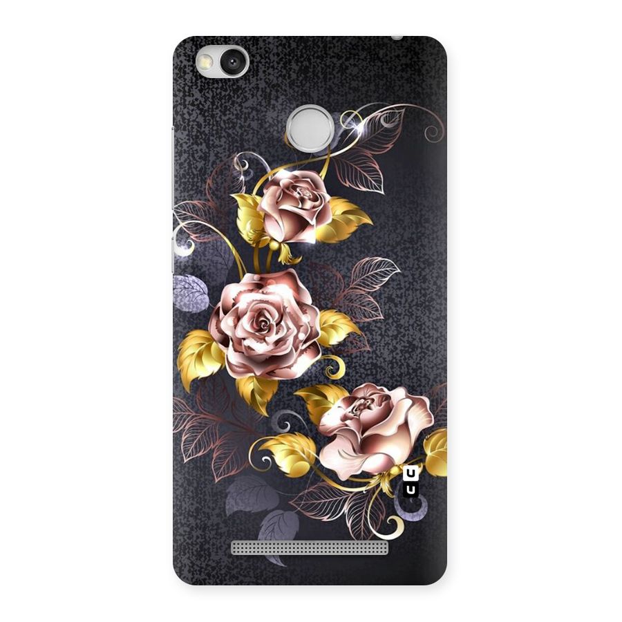 Beautiful Old Floral Design Back Case for Redmi 3S Prime