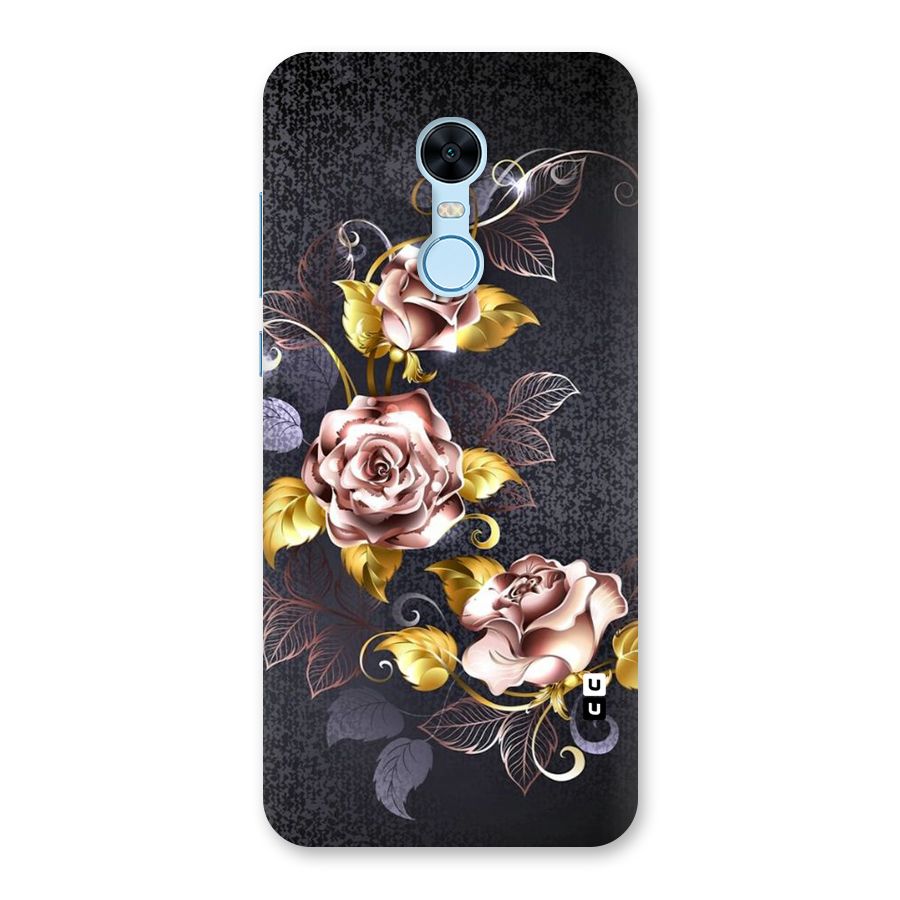 Beautiful Old Floral Design Back Case for Redmi Note 5