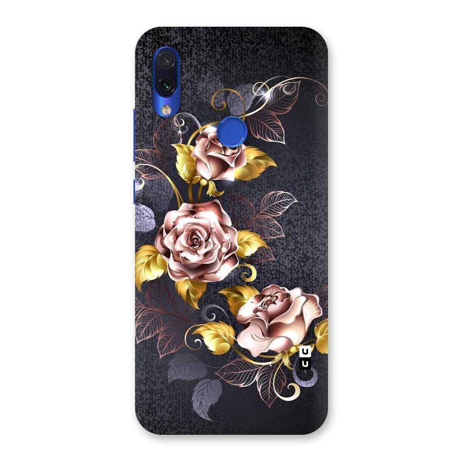 Beautiful Old Floral Design Back Case for Redmi Note 7