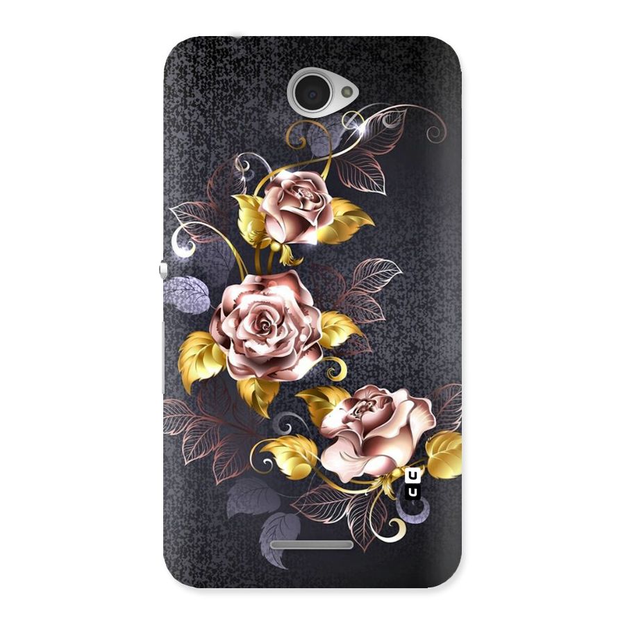 Beautiful Old Floral Design Back Case for Sony Xperia E4