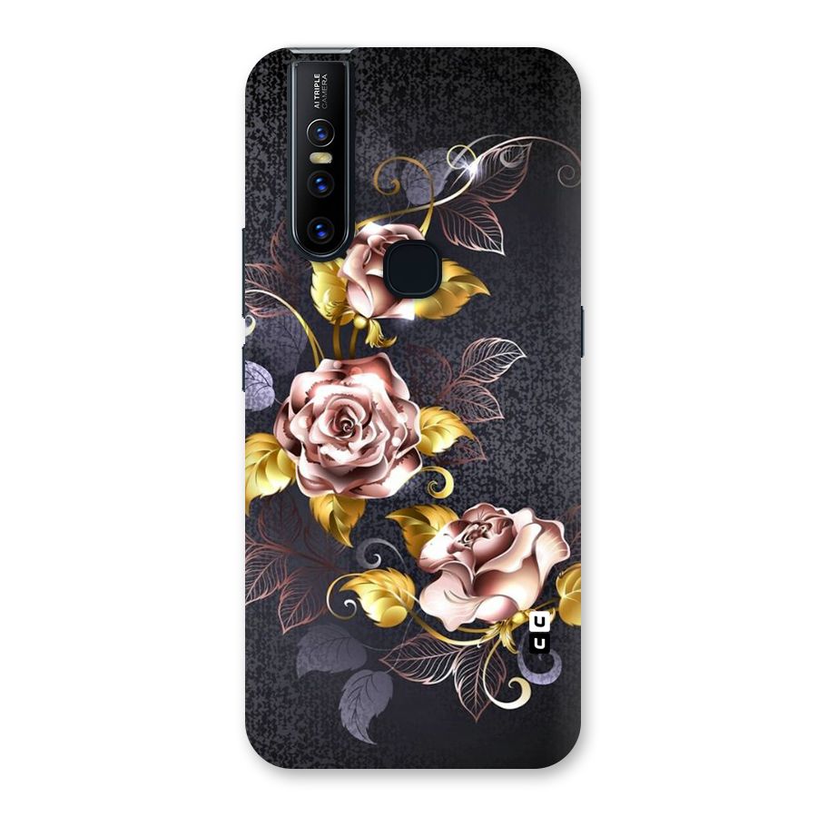Beautiful Old Floral Design Back Case for Vivo V15