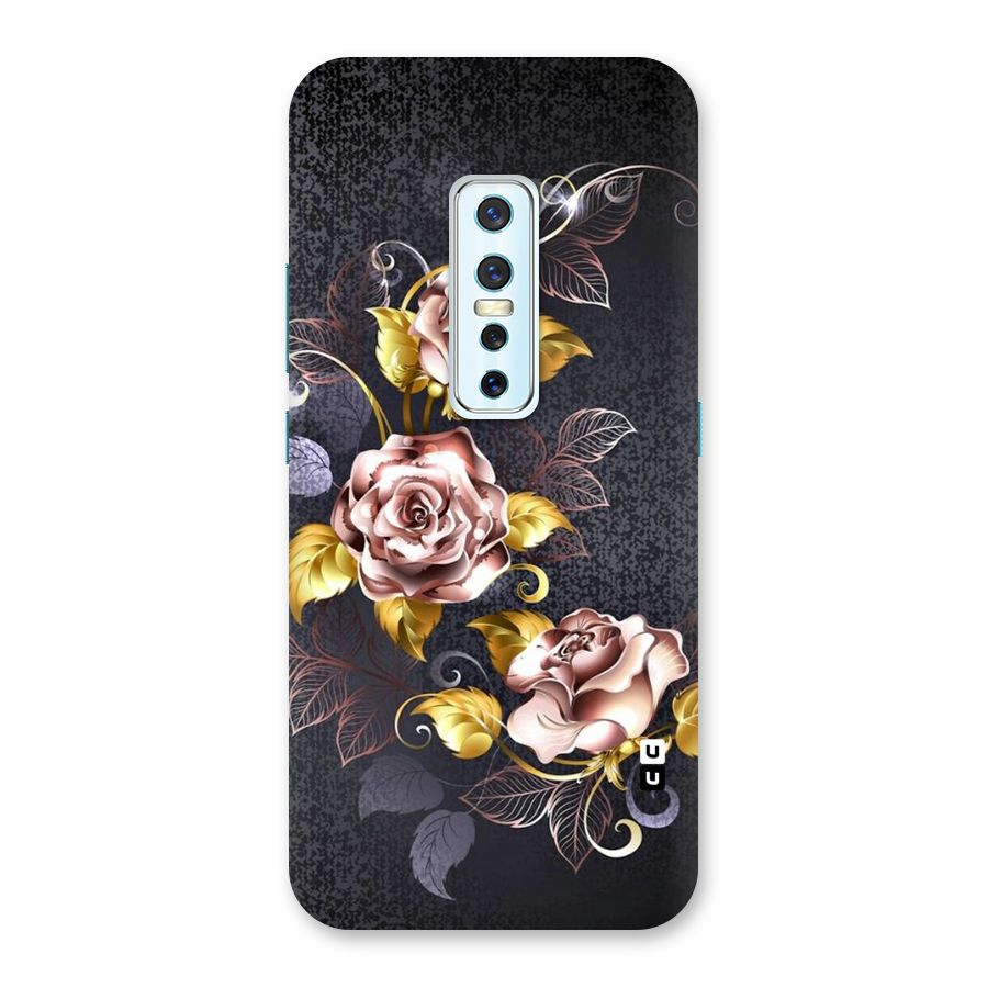 Beautiful Old Floral Design Back Case for Vivo V17 Pro