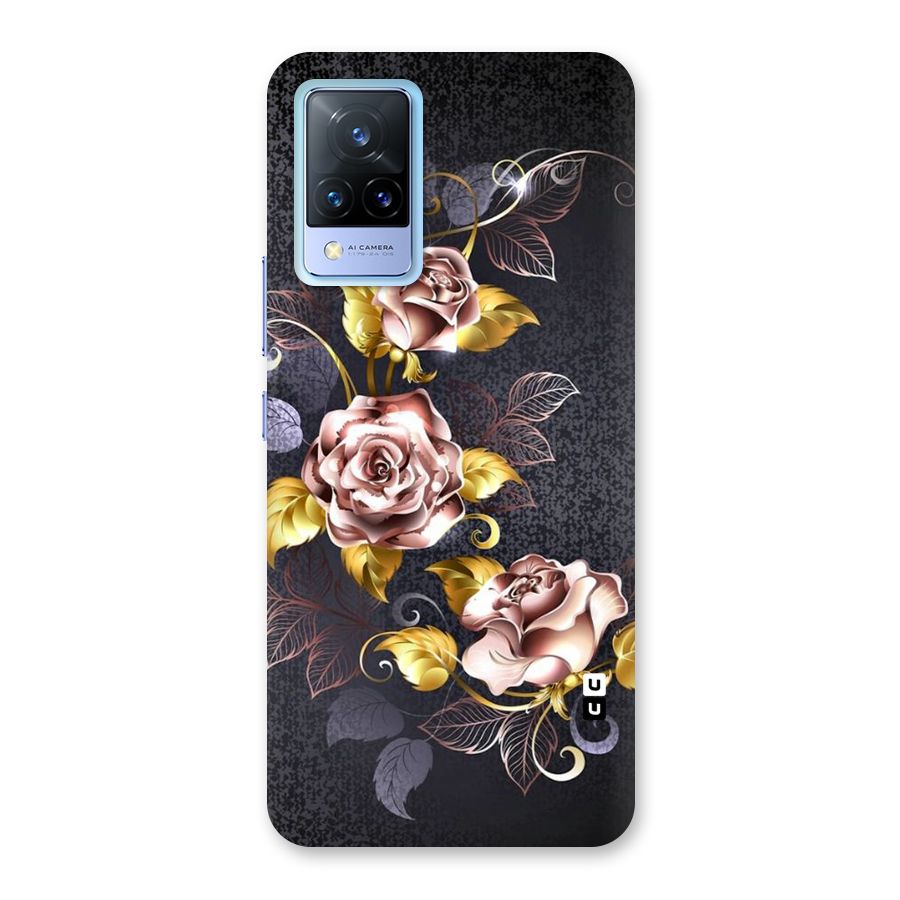Beautiful Old Floral Design Back Case for Vivo V21 5G