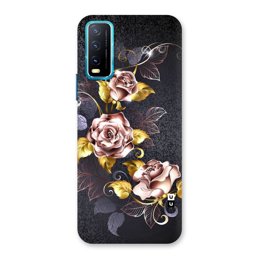 Beautiful Old Floral Design Back Case for Vivo Y20A