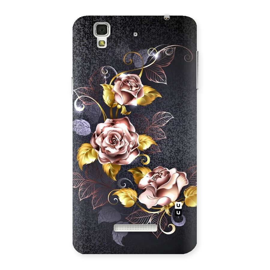 Beautiful Old Floral Design Back Case for YU Yureka Plus