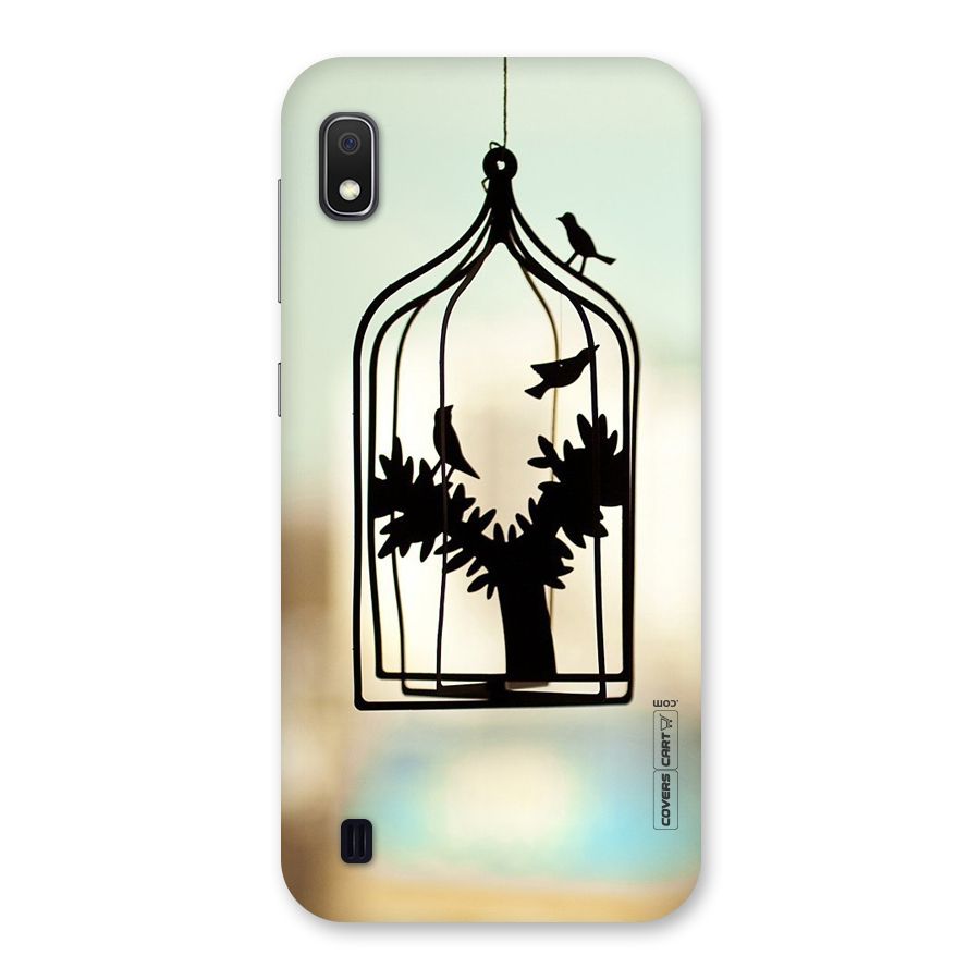 Beautiful Pegion Cage Back Case for Galaxy A10