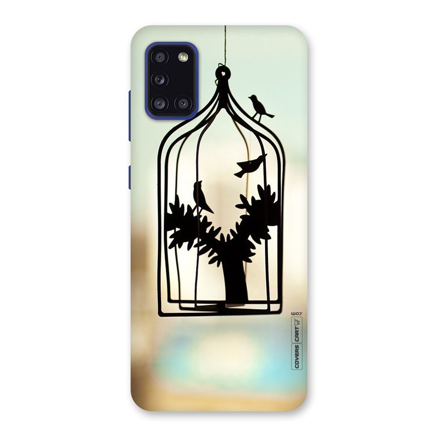 Beautiful Pegion Cage Back Case for Galaxy A31