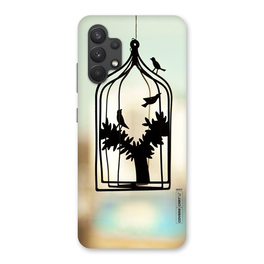 Beautiful Pegion Cage Back Case for Galaxy A32