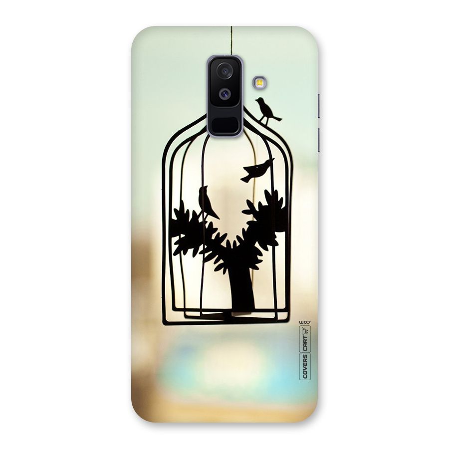 Beautiful Pegion Cage Back Case for Galaxy A6 Plus