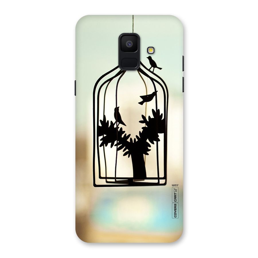 Beautiful Pegion Cage Back Case for Galaxy A6 (2018)