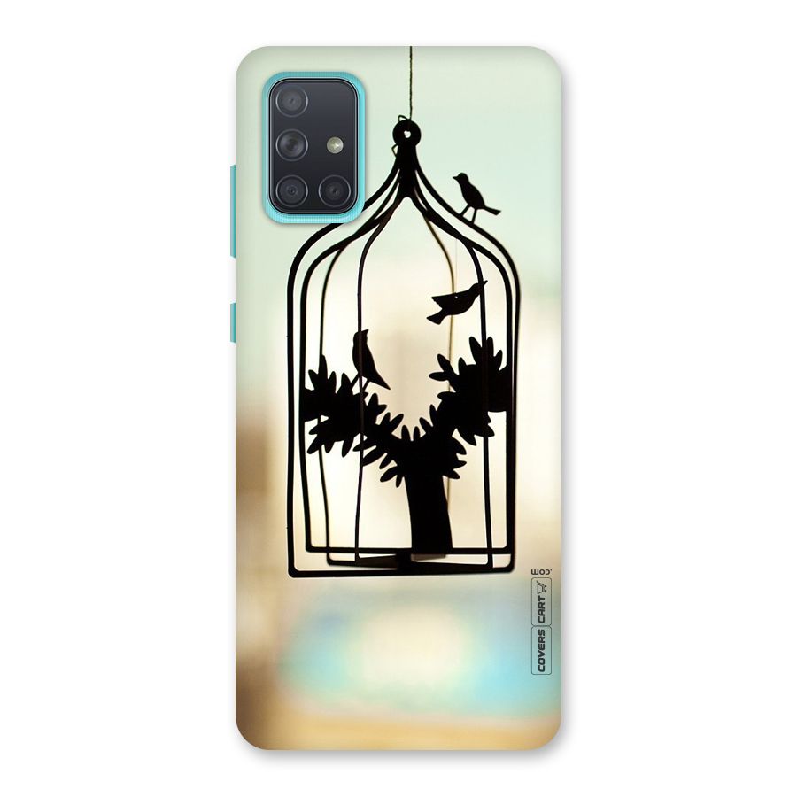 Beautiful Pegion Cage Back Case for Galaxy A71