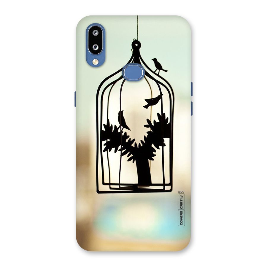 Beautiful Pegion Cage Back Case for Galaxy M01s