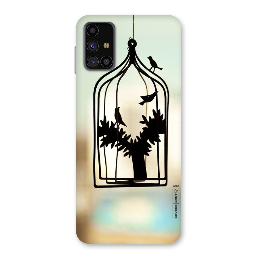 Beautiful Pegion Cage Back Case for Galaxy M31s