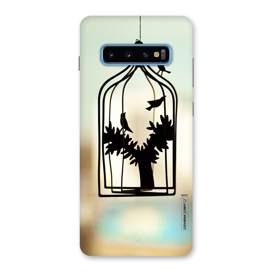 Beautiful Pegion Cage Back Case for Galaxy S10 Plus