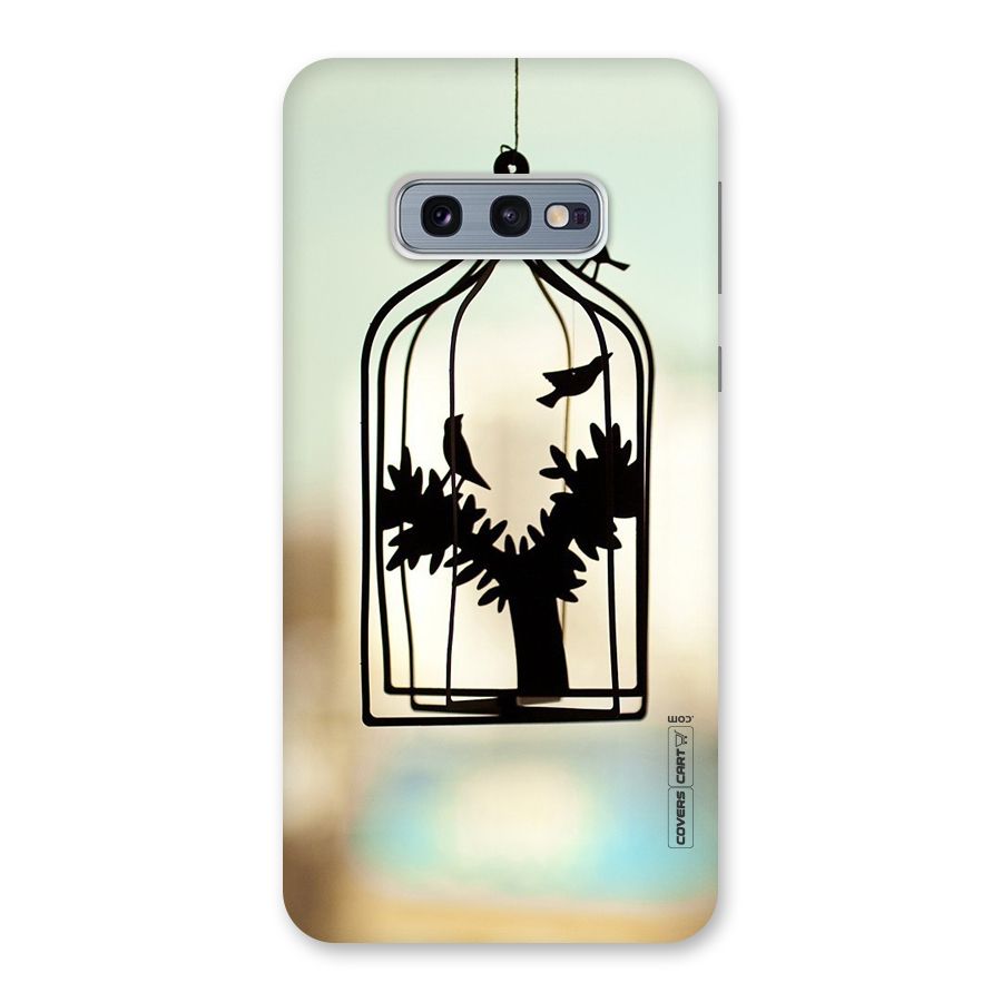 Beautiful Pegion Cage Back Case for Galaxy S10e