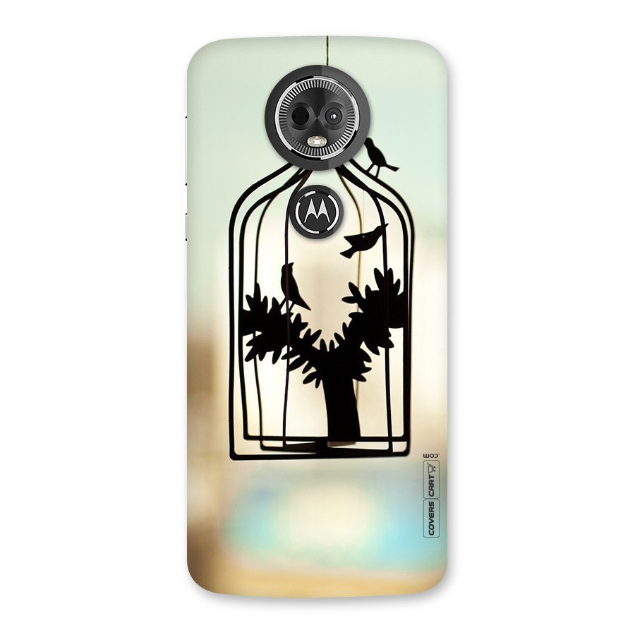 Beautiful Pegion Cage Back Case for Moto E5 Plus