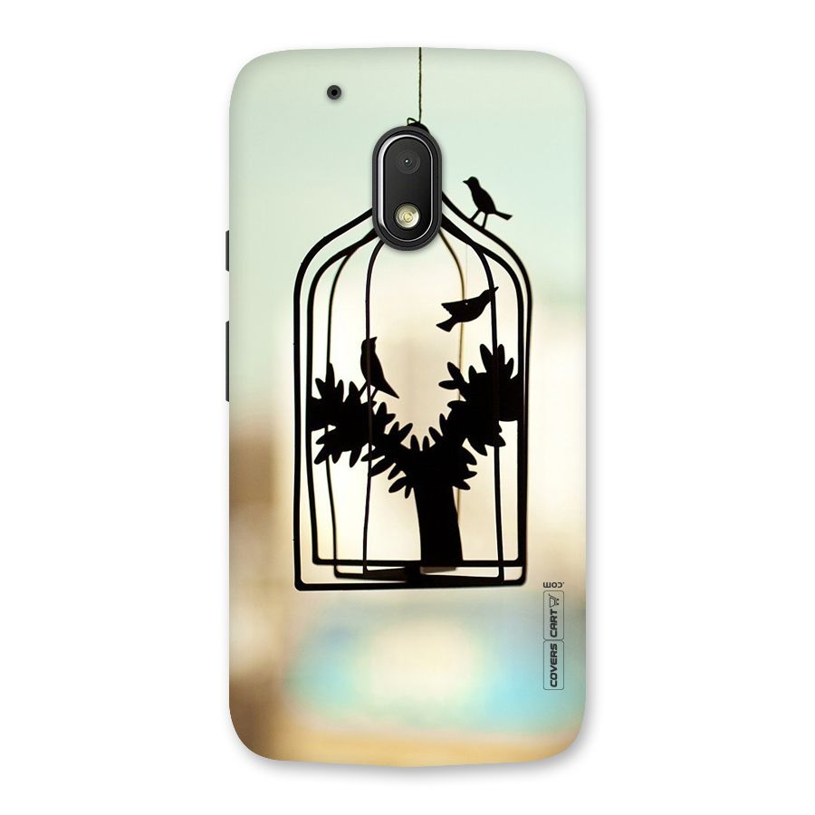 Beautiful Pegion Cage Back Case for Moto G4 Play