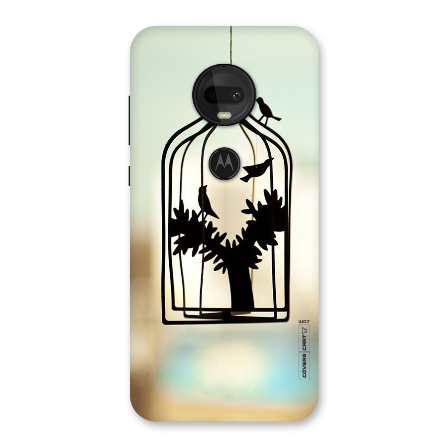 Beautiful Pegion Cage Back Case for Moto G7
