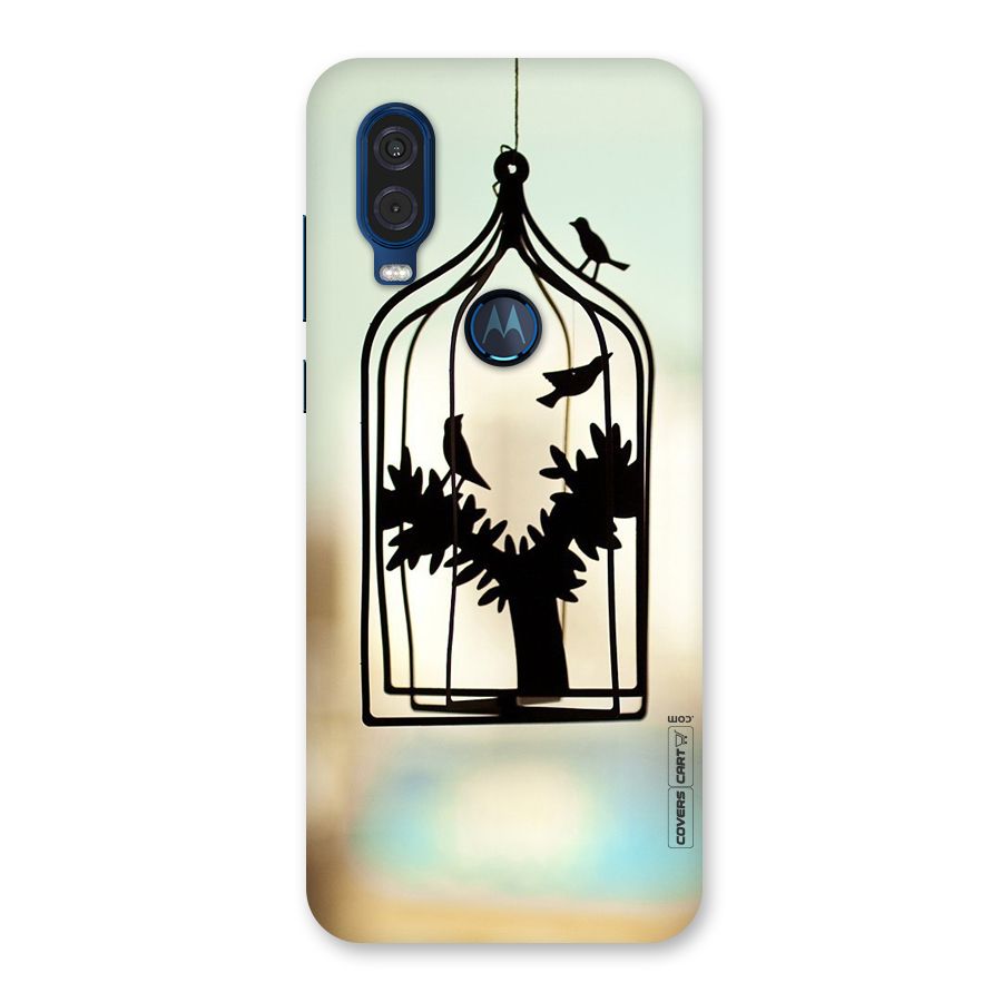 Beautiful Pegion Cage Back Case for Motorola One Vision