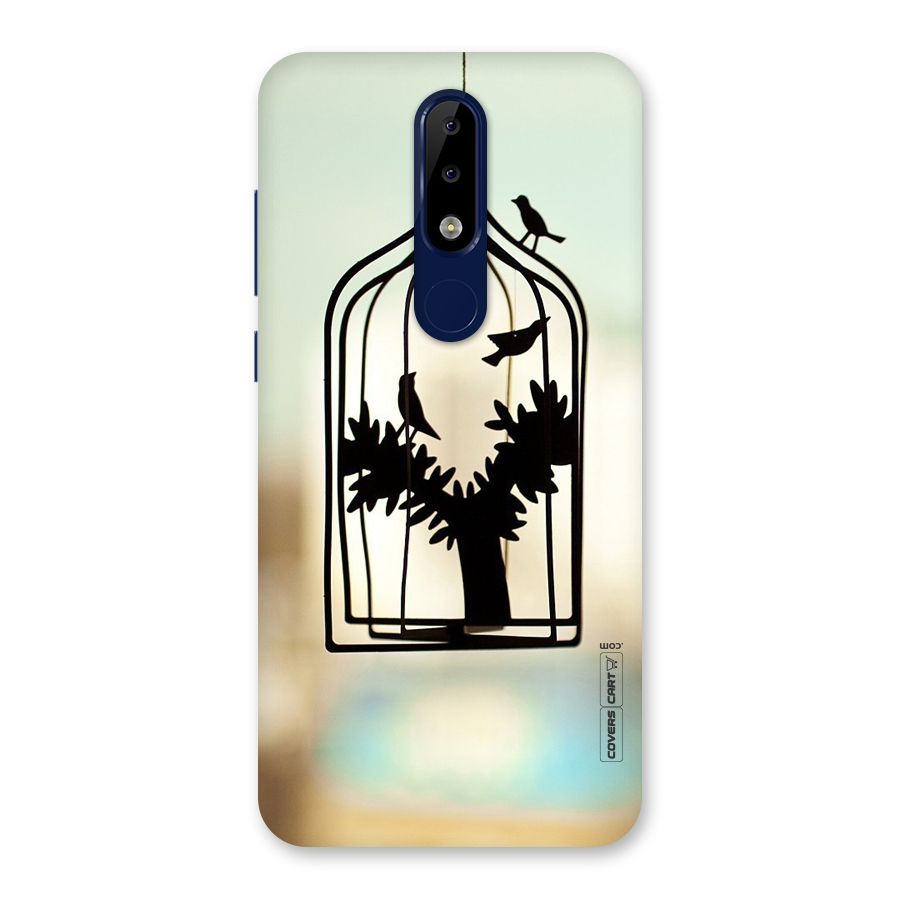 Beautiful Pegion Cage Back Case for Nokia 5.1 Plus