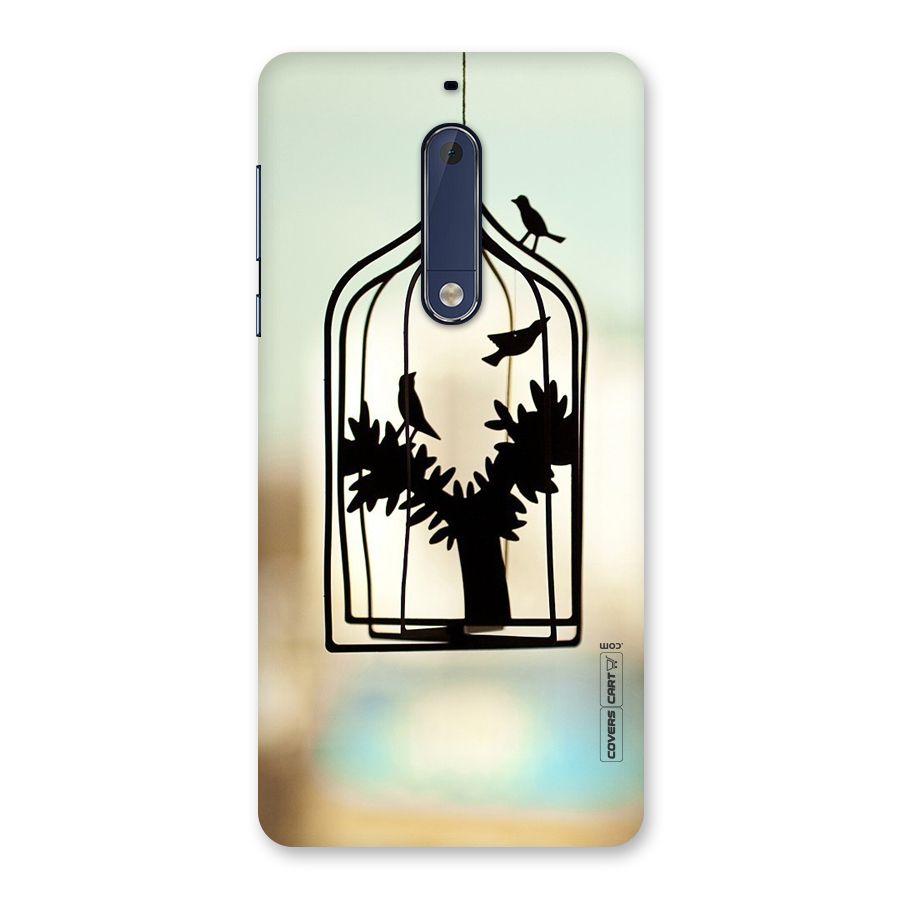Beautiful Pegion Cage Back Case for Nokia 5