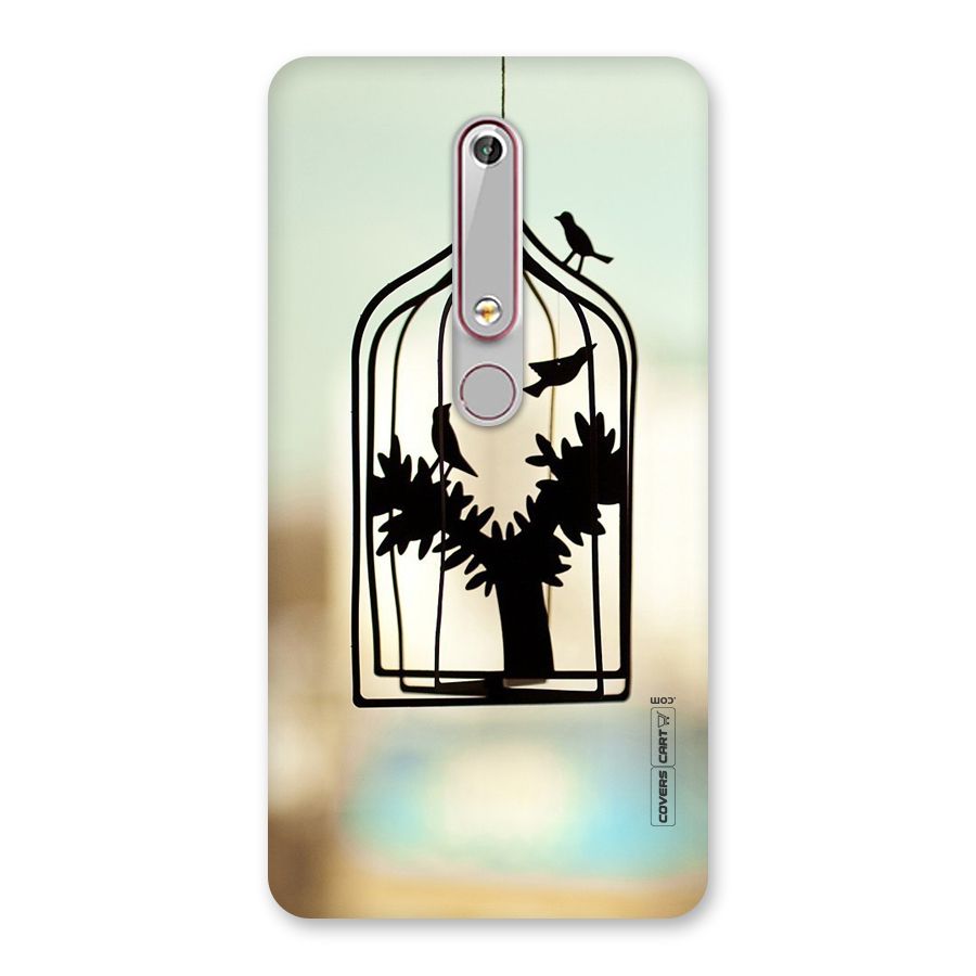 Beautiful Pegion Cage Back Case for Nokia 6.1