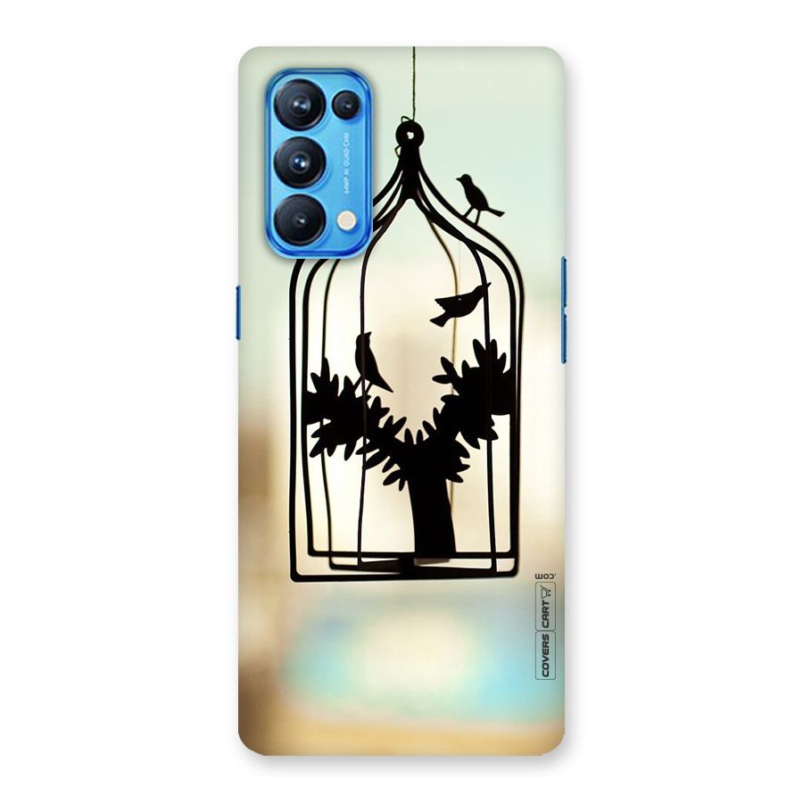 Beautiful Pegion Cage Back Case for Oppo Reno5 Pro 5G