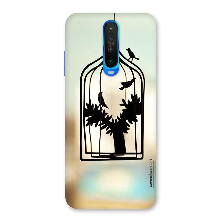Beautiful Pegion Cage Back Case for Poco X2
