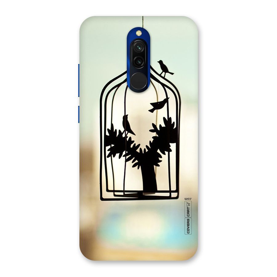 Beautiful Pegion Cage Back Case for Redmi 8