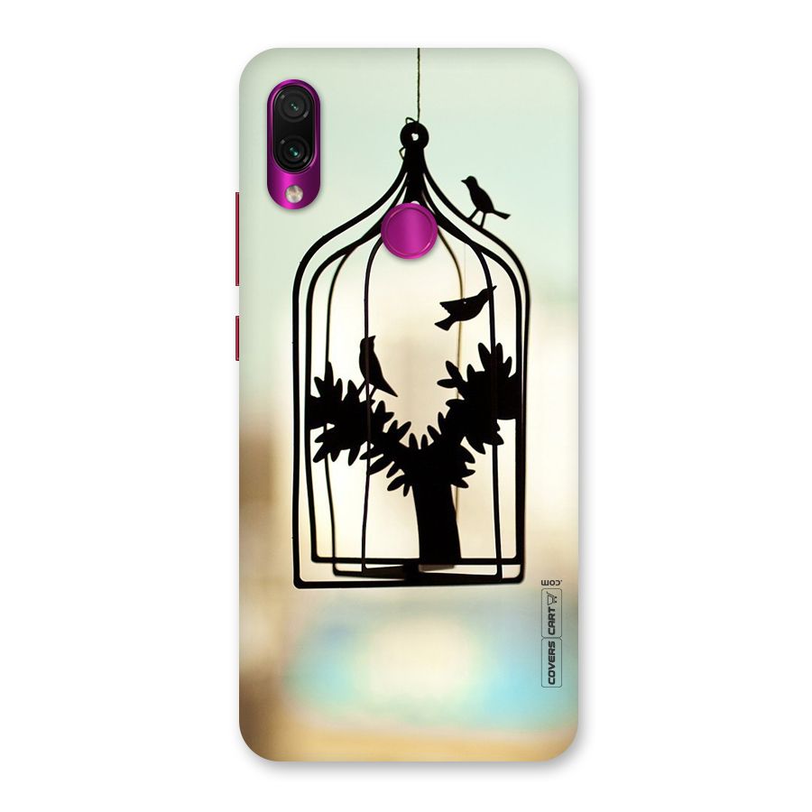Beautiful Pegion Cage Back Case for Redmi Note 7 Pro