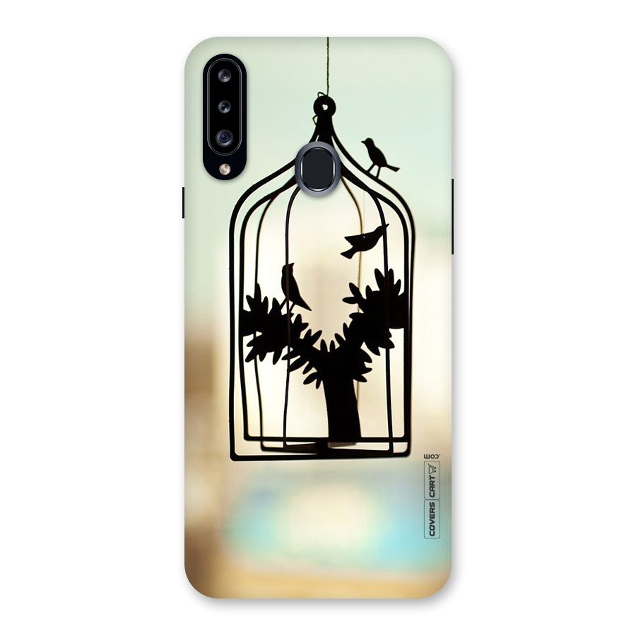 Beautiful Pegion Cage Back Case for Samsung Galaxy A20s