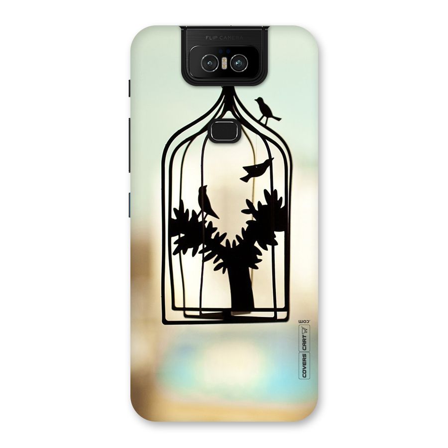 Beautiful Pegion Cage Back Case for Zenfone 6z
