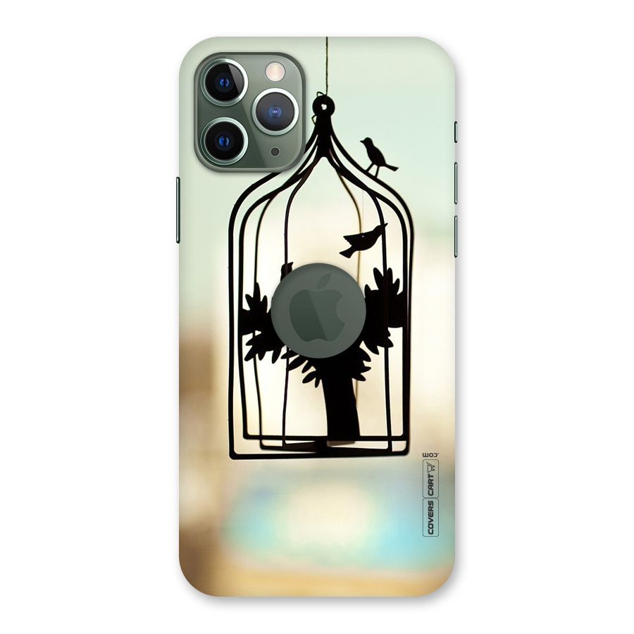 Beautiful Pegion Cage Back Case for iPhone 11 Pro Logo  Cut