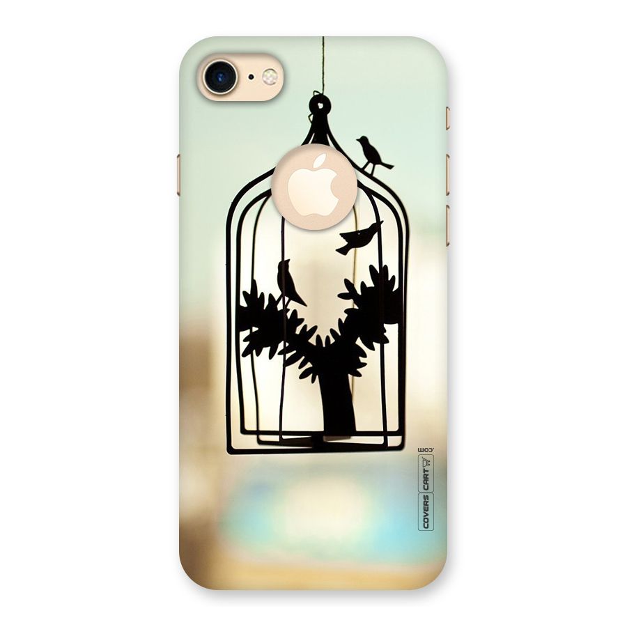 Beautiful Pegion Cage Back Case for iPhone 7 Logo Cut