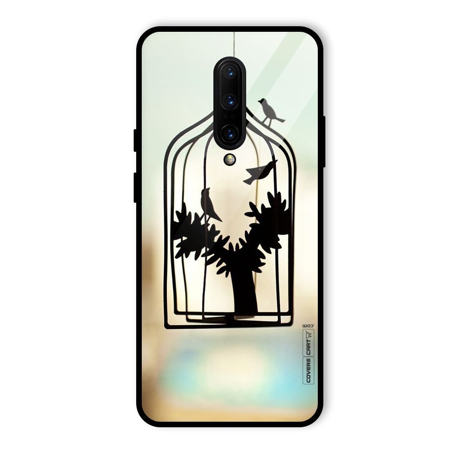 Beautiful Pegion Cage Glass Back Case for OnePlus 7 Pro
