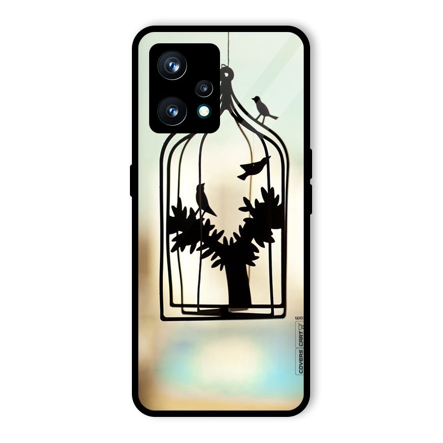 Beautiful Pegion Cage Glass Back Case for Realme 9 Pro Plus 5G