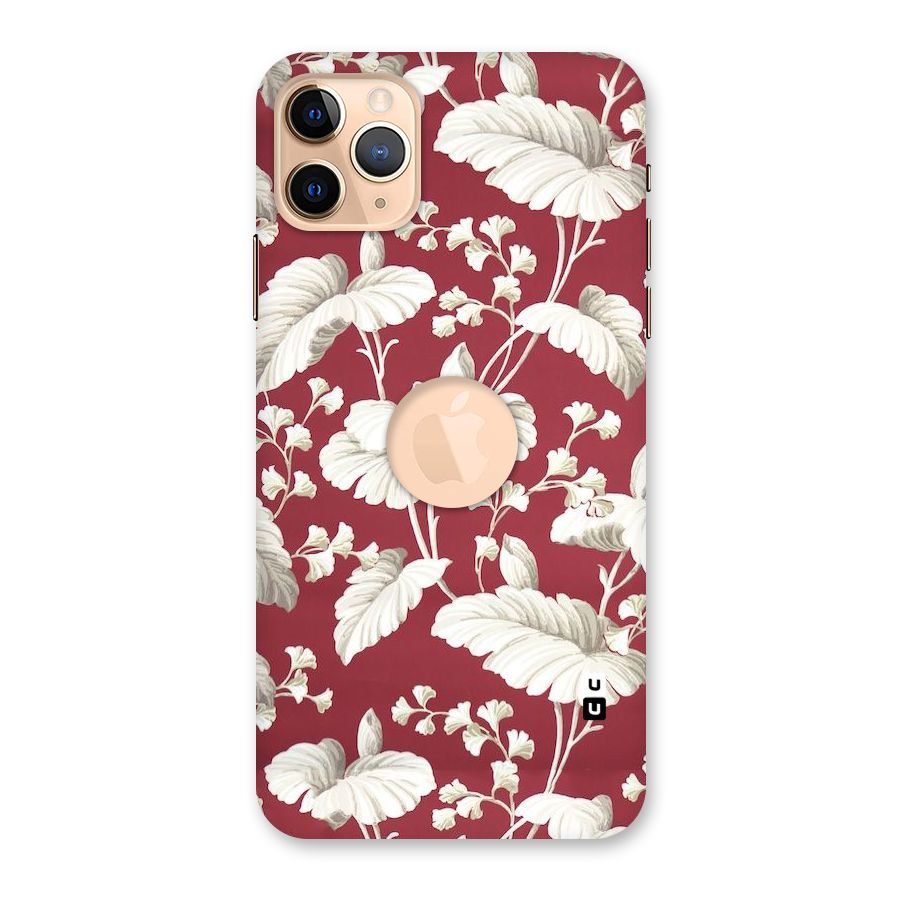 Beautiful Petals Back Case for iPhone 11 Pro Max Logo Cut