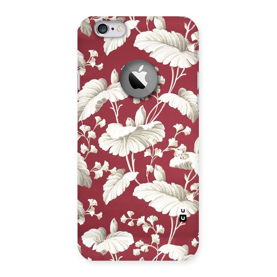 Beautiful Petals Back Case for iPhone 6 Logo Cut