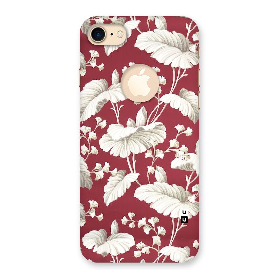 Beautiful Petals Back Case for iPhone 7 Logo Cut