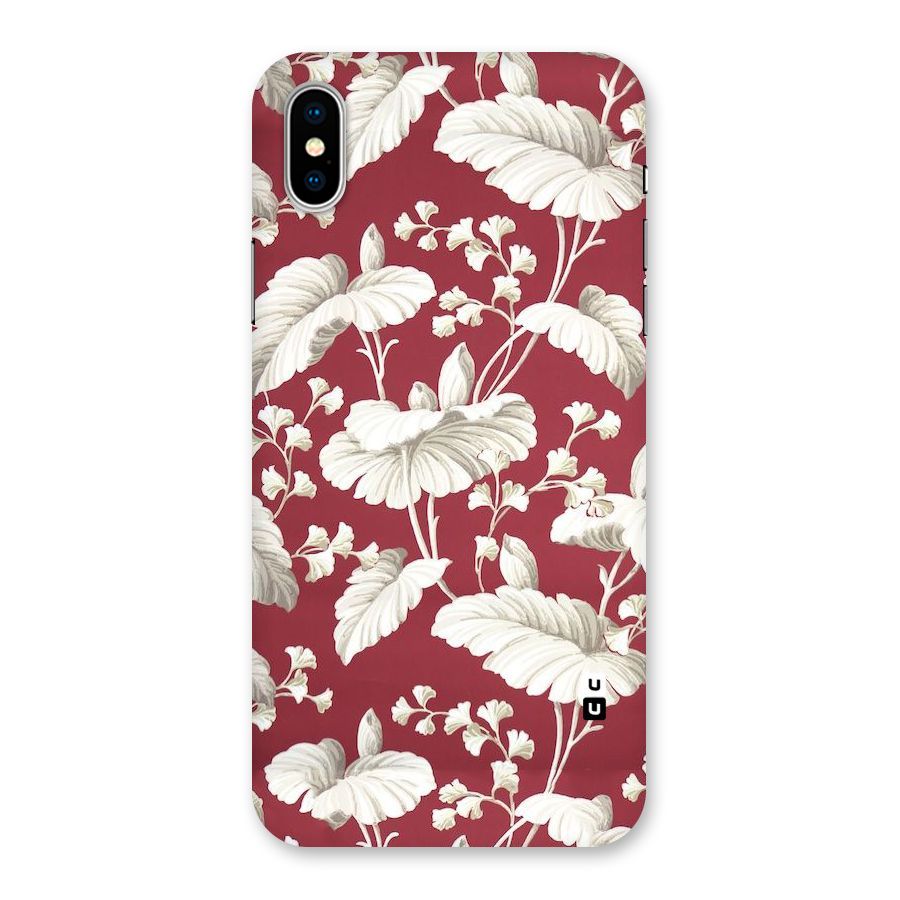 Beautiful Petals Back Case for iPhone XS