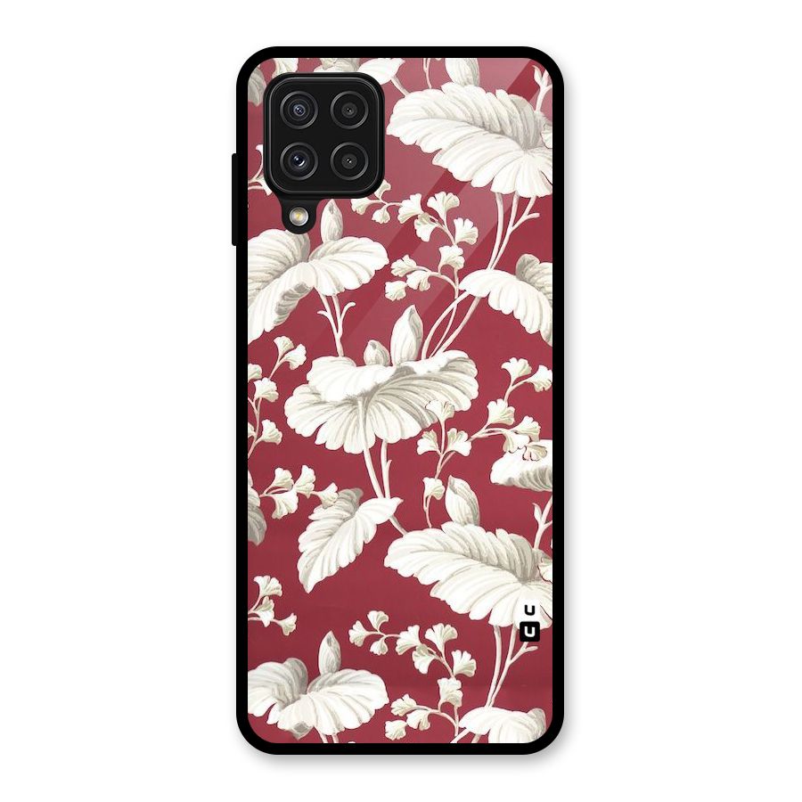 Beautiful Petals Glass Back Case for Galaxy A22 4G
